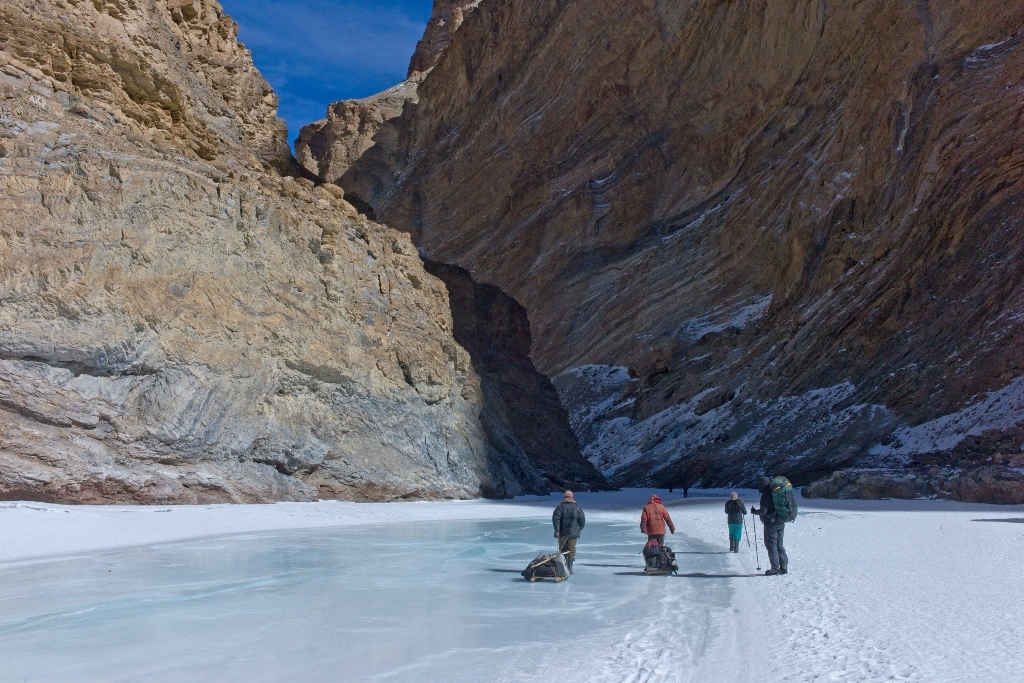 Chadar Frozen River Trek in Winters