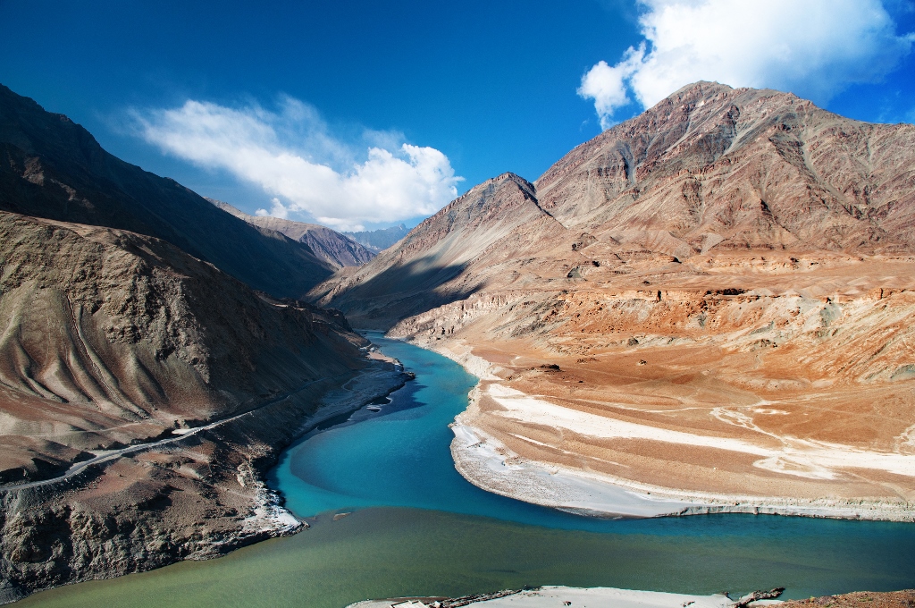 Indus Zanskar Confluence, Ladakh