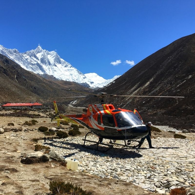 Порятунок на вертольоті - Страхування трекінгу та альпінізму для австралійців