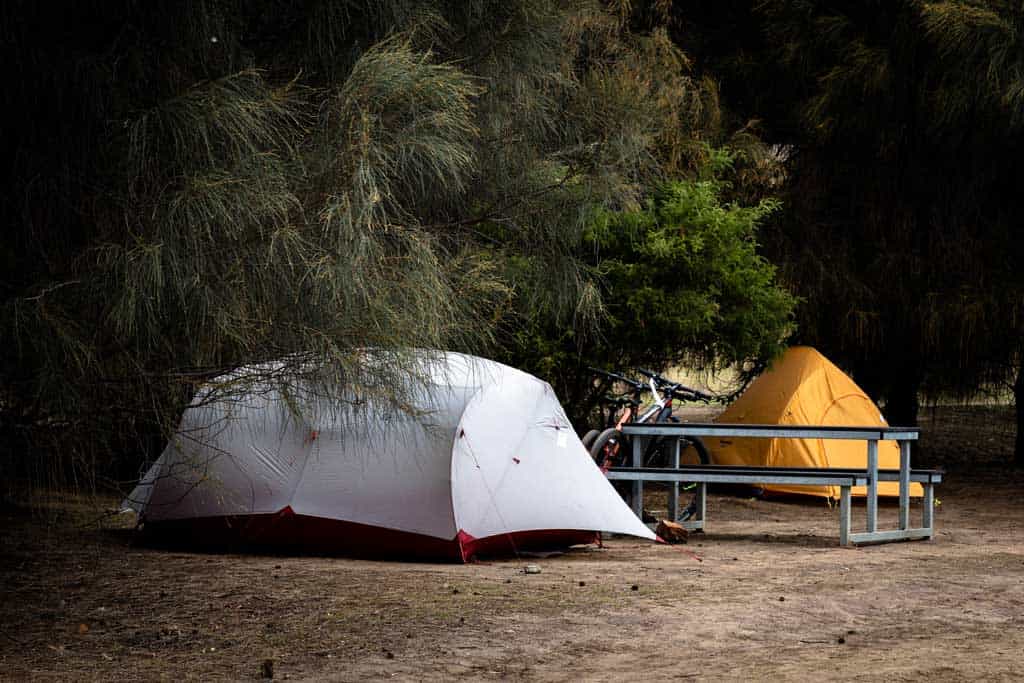 Camping On The Island