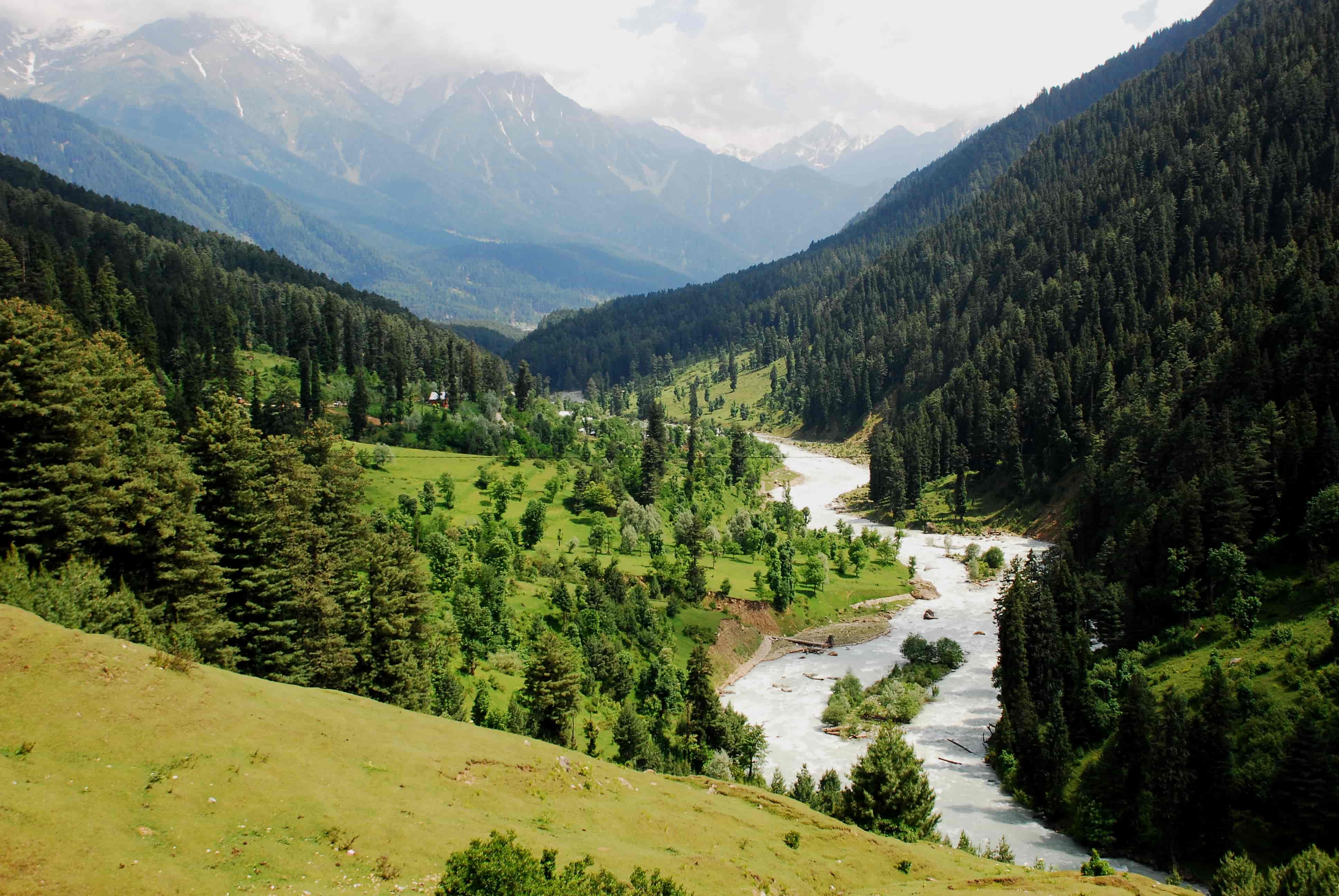 Долина річки Ліддер у Пахалгамі, Кашмір
