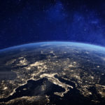 Найшвидше провідне зображення в Інтернеті, що демонструє супутникове зображення Європи вночі
