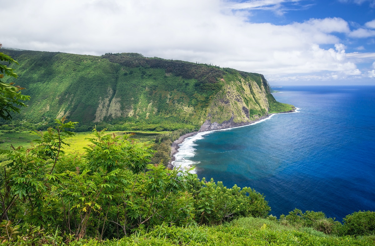 Оглядовий майданчик Waipio Valley на Великому острові Гаваї