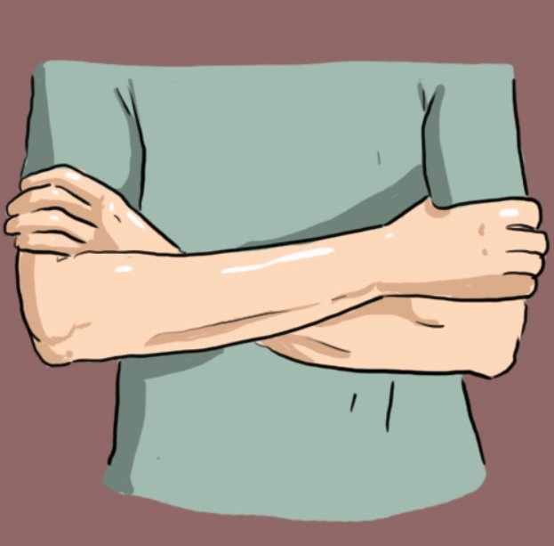 Те, як ви схрещуєте руки на грудях, може багато розповісти про вашу особистість Те, як ви схрещуєте руки на грудях, може багато розповісти про вашу особистість