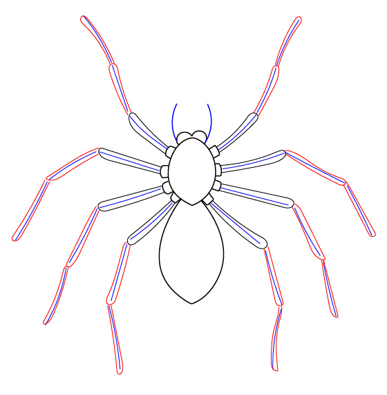 Як намалювати павука - малюємо павука поетапно, а також людину павука