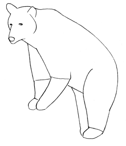 Як намалювати ведмедя - малюємо Ведмедя і Машу з мультфільму