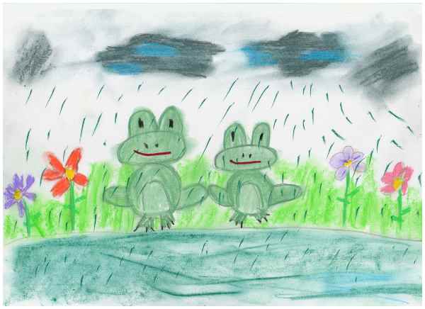 Як намалювати жабу - вчимося малювати жабу по кроково