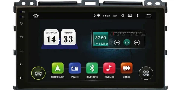 Что даёт штатная магнитола Android в Toyota Prado 120