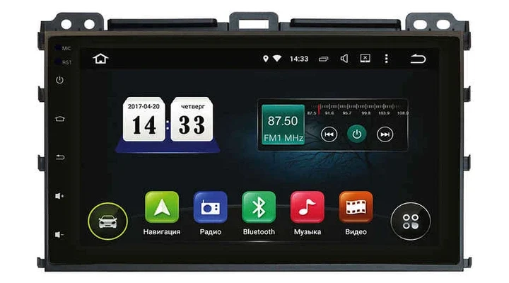 Что даёт штатная магнитола Android в Toyota Prado 120